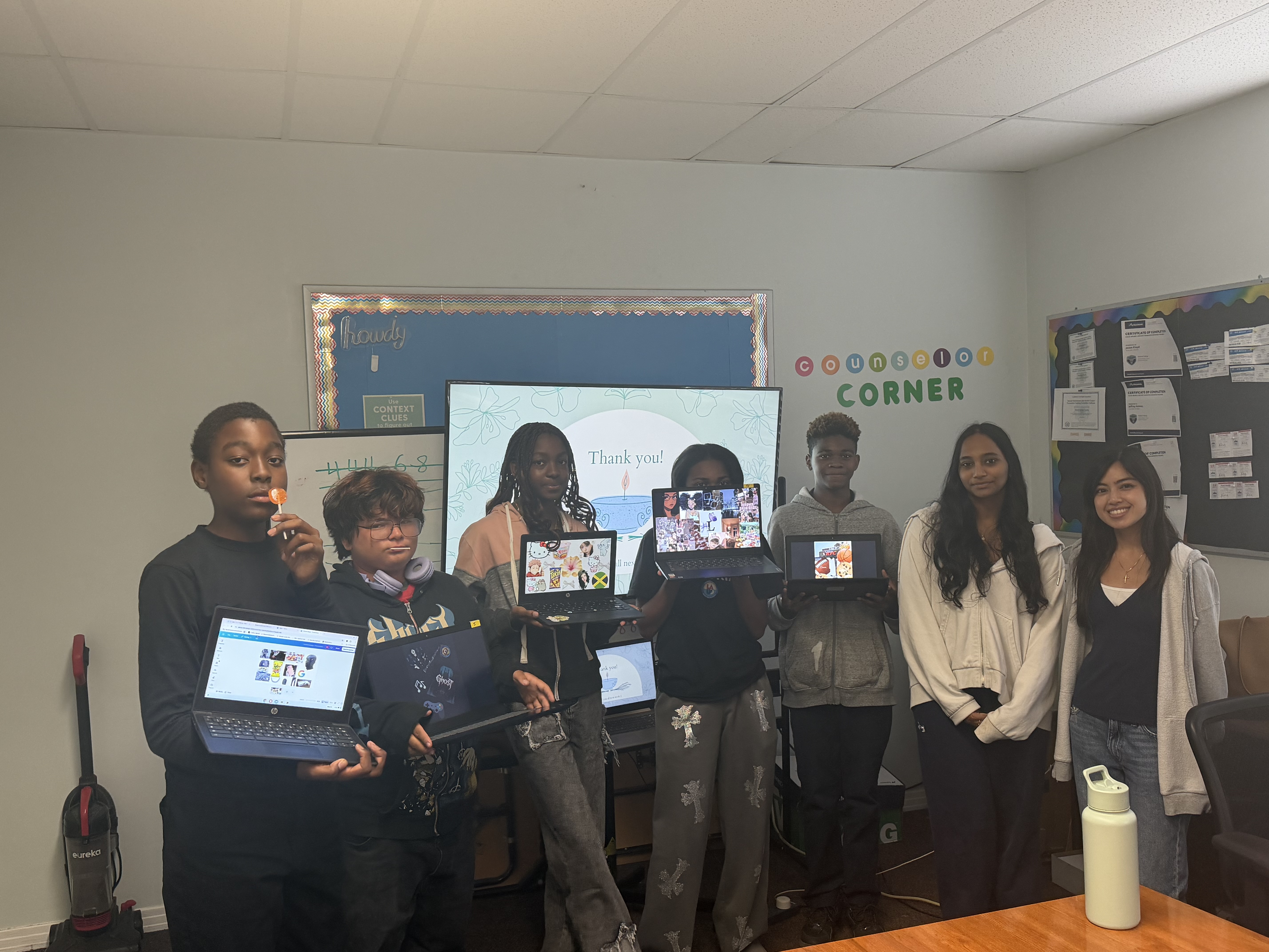 Hands4Hope participants showing their workshop screens